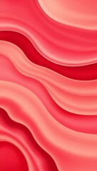 Fototapeta premium Abstract red and coral wave background