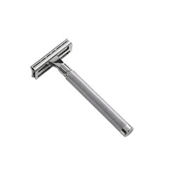 Classic Double Edge Safety Razor with Textured Handle