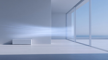 Fototapeta premium empty room with a window