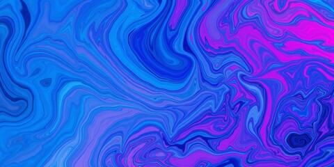 Fototapeta premium Abstract blue and purple swirling paint texture