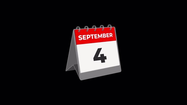 Calendar September Animation