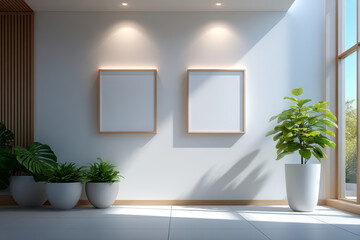 empty room with a window