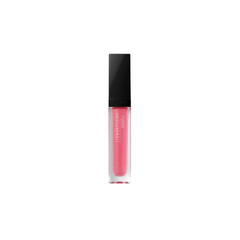Pink Lip Gloss with Black Cap on Black Background