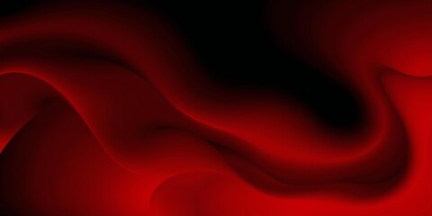 Abstract red and black wave background