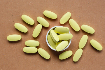 Vitamin C tablets for immune support.