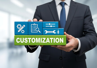 CUSTOMIZATION. Concept of customization product. Business marketing process.