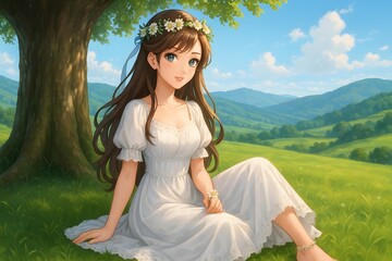 Queenie Anime Art Crown