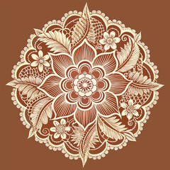 vector illustration of a floral background