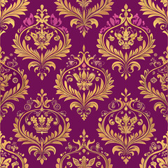 seamless pattern with floral elements