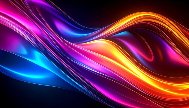 Abstract flowing vibrant colors (5)