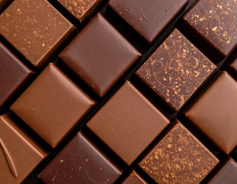 Assorted chocolate squares