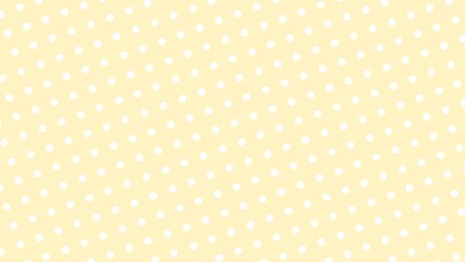 Polka dot pattern with yellow background
