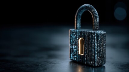 Fototapeta premium Digital lock security system image