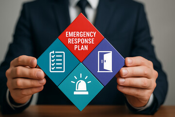 Emergency response plan. Emergency Preparedness and Training.new concept.