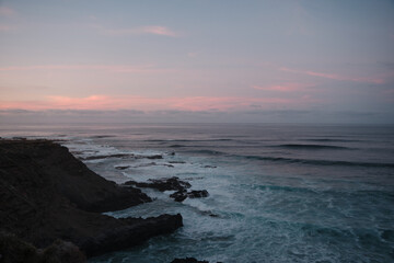 Sunset on the seaside, Tenerife, Canary island