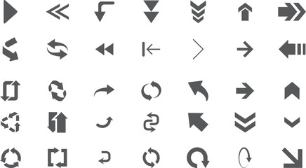 set of arrow icons