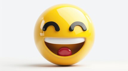 Fototapeta premium Cute Cartoon Memes & Emoticons: Spreading Happiness, Joy and Positive Energy for Social Media Communication