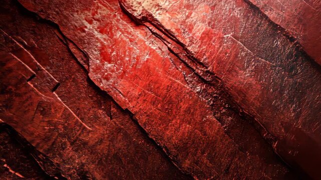 Abstract Red Textured Surface Design.
