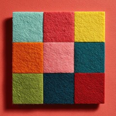 Fototapeta premium Colorful Square Texture