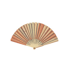 Flat colored traditional fan vector illustration