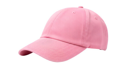 Fototapeta premium Stylish pink baseball cap for fashion accessory
