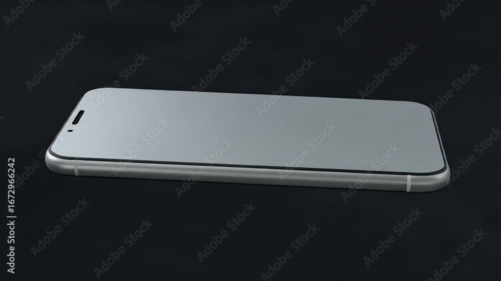 Poster light gray rectangular object against dark background