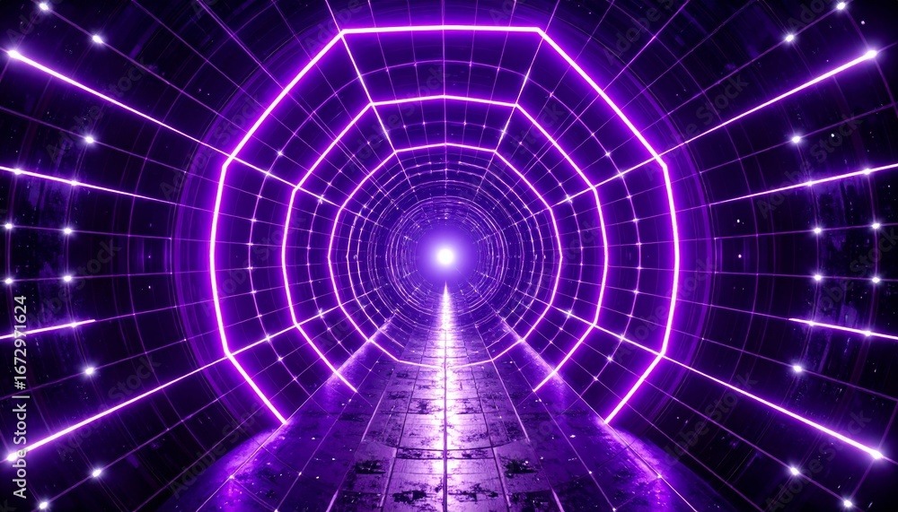 Poster a lone man stands in a dark tunnel, a digital web of interconnected circuits and macro-electronic pa