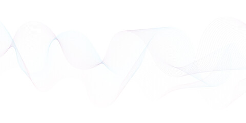 Abstract Futuristic Waving Background. Dynamic flowing wave lines design. 