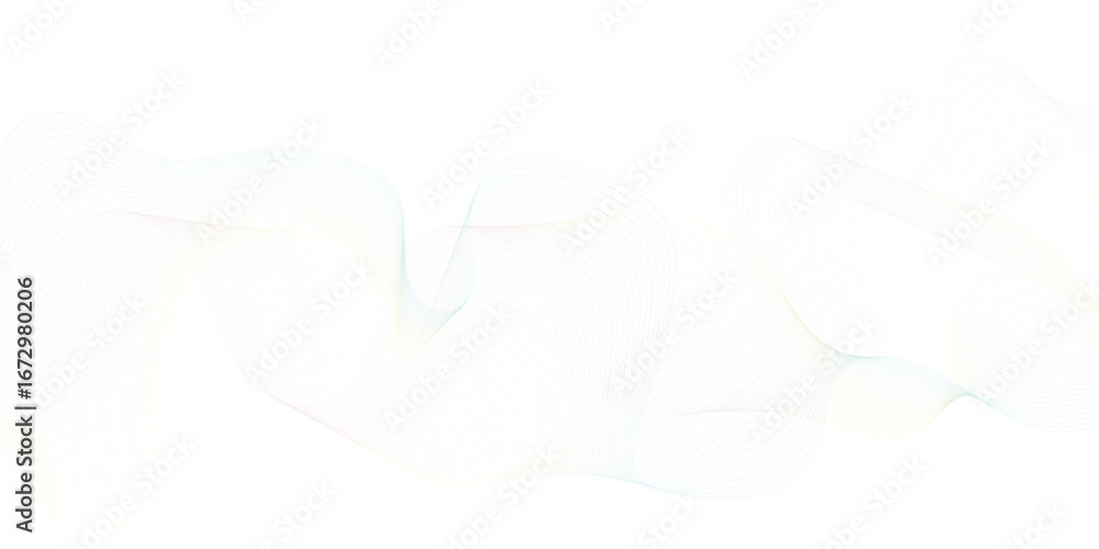 Poster abstract white and gray minimalistic striped background. modern futuristic pattern with infinity cur