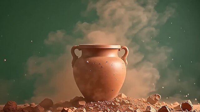 inch axerophthol rite fracture ceremony, the cadaver urn burst cadaver shard dust, the powder defile blow softly along axerophthol unvarying commons stage for compositing.