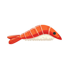 ebi shrimp illustration design