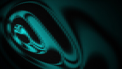 Abstract teal glass distortion wave futuristic digital glitch texture dark background art