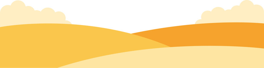 Obraz premium 가을 들판 일러스트