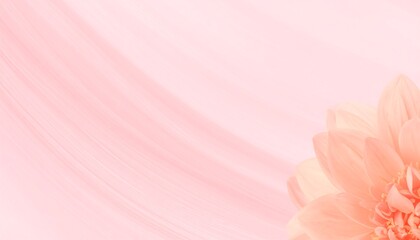 Soft Pink Flower Petals with Gentle Swirls Background.
