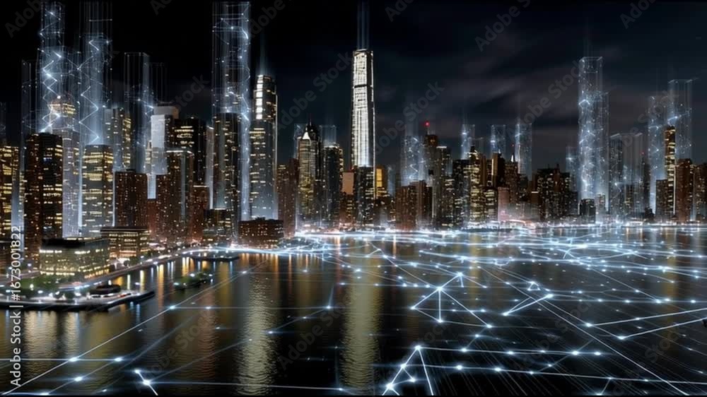 Poster agentic ai autonomous innovation. ai agent innovation. intelligent automation smart system. futurist