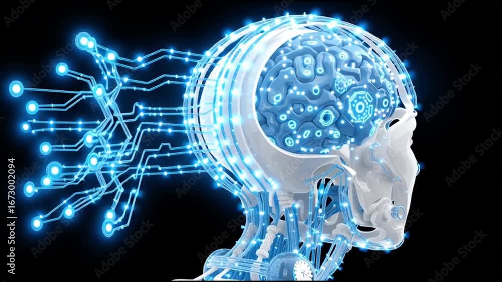 Poster agentic ai autonomous innovation. ai agent innovation. intelligent automation smart system. a futuri