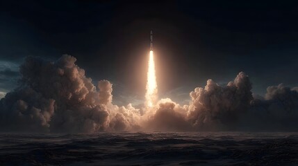 Rocket Launching into Darkness