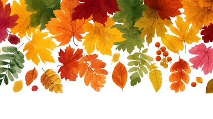 Autumn leaves background