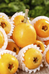 Fresh Loquat Fruits from Panzhihua Yunnan in Protective Packaging Alpine Region China