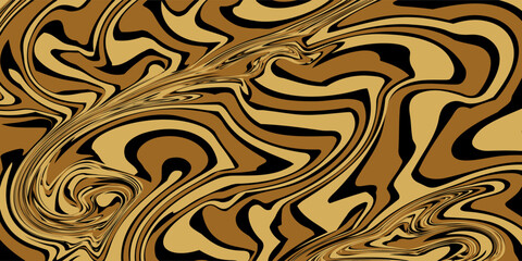 Fototapeta premium Abstract shiny color gold wave luxury background