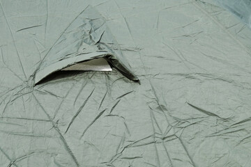 Air vents on tents for camping. For graphic design, 3D rendering or banner backgrounds