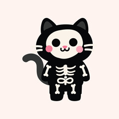 Cat Animal Wearing Halloween Costume