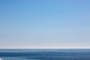 Blue sea and empty sky