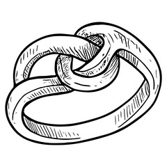 Interlocking Knot Ring