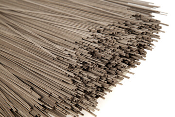 Raw Dried Soba Buckwheat Noodles Bundle - Traditional Japanese Pasta Ingredients