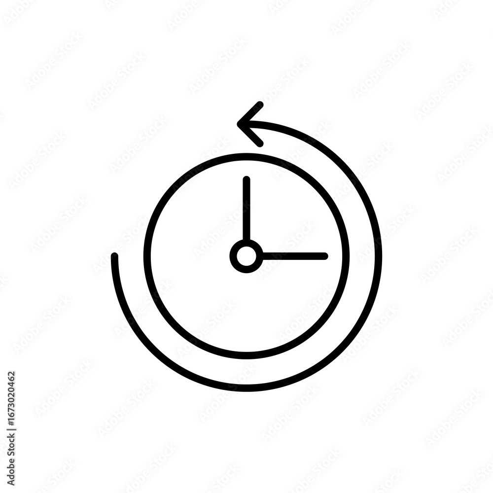 Poster history vector logo set simple linear illustration for web and app..eps