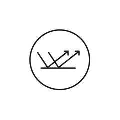 rebound vector logo set simple linear illustration for web and app..eps