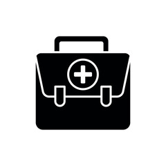 first aid kit icon vector design template elegant style