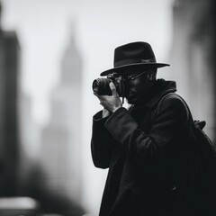 Urban Photographer Capturing City Moments