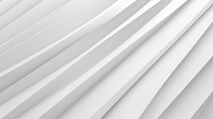 Obraz premium Study on Geometric White abstract art and shadow minimalist style background.